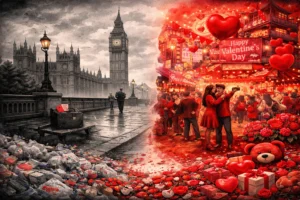 The Crimson Mirage, February 14, Our Dangerous Obsession with a Ghost of Western Culture