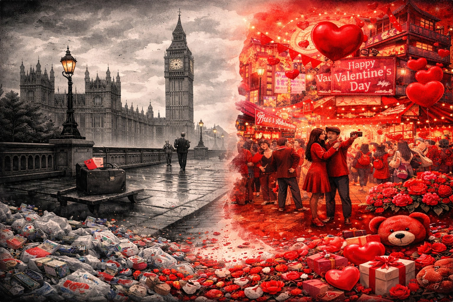 The Crimson Mirage, February 14, Our Dangerous Obsession with a Ghost of Western Culture